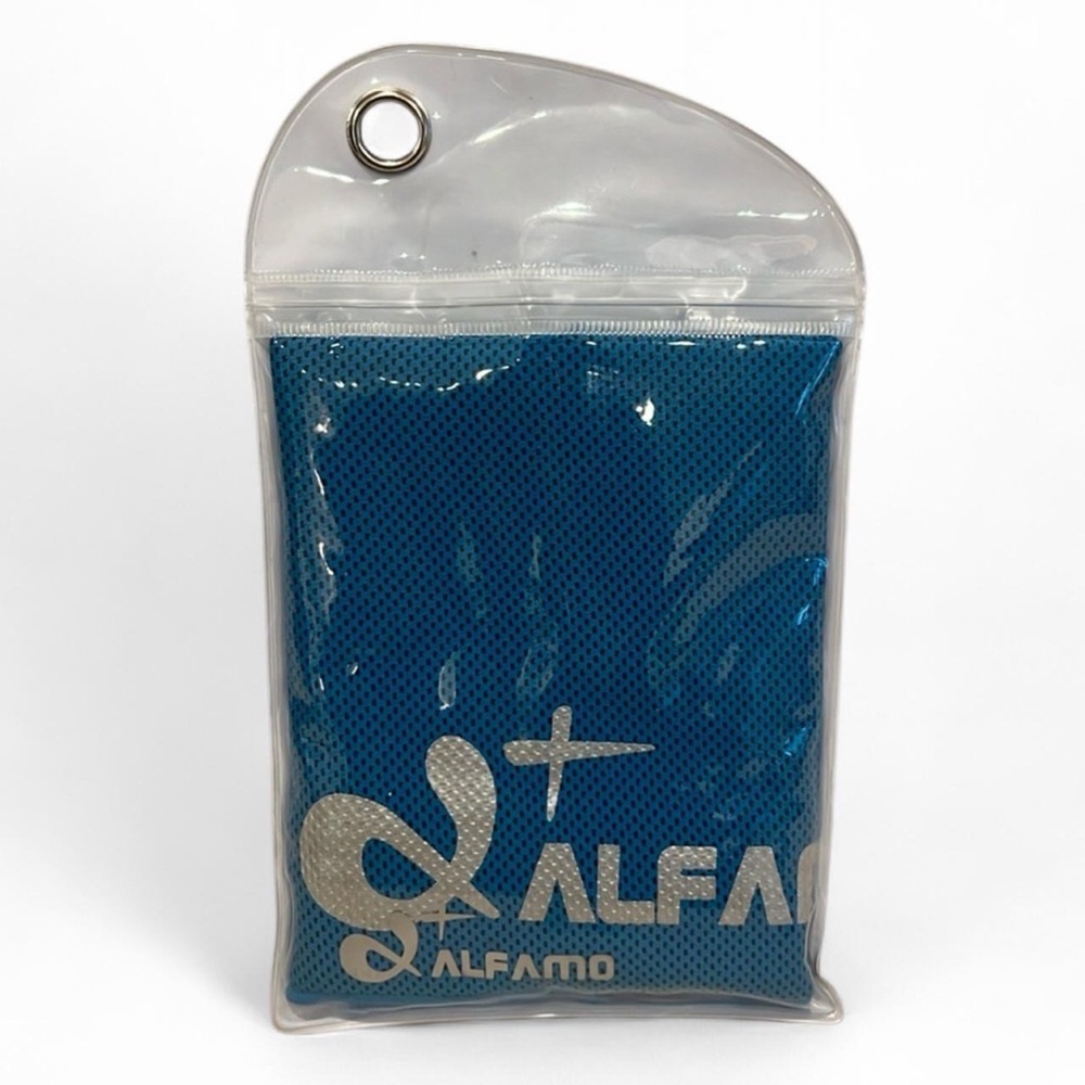 Alfamo Instant Cooling Towel Blue NWT